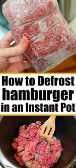 Can You Cook Frozen Ground Beef In A Pan Instant Pot Frozen Hamburger In 2020 Cooking With Ground Beef Chicken And Beef Recipe Easy Instant Pot Recipes