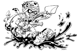 Splatoon Coloring Pages Coloring Pages Coloring Pages For Boys Coloring Pages Peacock Coloring Pages