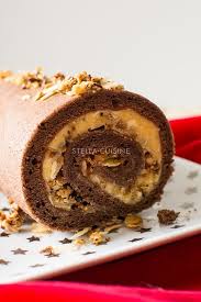 Recette De Buche De Noel Patissiere Au Chocolat Et Amandes Caramelisees Recettes Faciles Recette Pas Cher Recettes Rapides Par Stella Cuisine Recette Recette Dessert Patissiere Buche De Noel