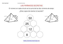 Tabla del 100.desarrollo del juego: Sumas Primaria Coleccion 1001 Piramides Secretas Nivel Inicial Orientacion Andujar
