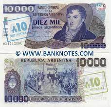 Use this easy currency tool to quickly convert argentine peso to russian ruble. Argentina 10 Australes On 10000 Pesos Argentinos 1985 Argentinian Peso Currency Bank Notes Paper Money Banknotes Banknote Bank Notes Coins Currency Currency Collector Pictures Of Money Photos Of Bank Notes Currency Images
