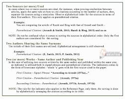 The mla format requires that the entries should be in alphabetical order based on the author's last name and not listed according to the order that they. Apa Citation Style By Customessaymeister