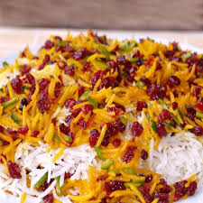 Zereshk Polo Persian Barberry Rice Recipe Yummly Recipe Persian Food Rice Recipes Recipes