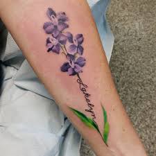 See more ideas about tattoos, beautiful tattoos, tattoos for women. Beautiful Larkspur Ink Destroy Tattoo Studio Llc Facebook