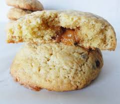 Cookies Fourres Coeur Caramel Beurre Sale Recette Cookies Fourres Caramel Recettes Sucrees