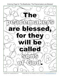 Beatitudes · print version (pdf). 370 Peace Ideas In 2021 Peace Peace Crafts Coloring Pages