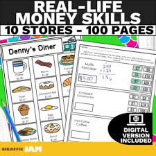 money life skills worksheet teaching resources tpt