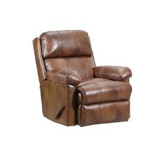 Lane Soft Touch Chaps Leather Rocker Recliner 4205 19 Chaps The Home Depot
