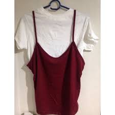 Discover more posts about spaghetti strap shirt. White Shirt W Spaghetti Strap Women S Fashion Tops Sleeveless On Carousell