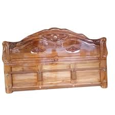 83 moxy king bed hand carved contour headboard solid sheesham wood modern. Teak Wood Brown King Size Bed Wooden Headboard Rs 25000 Piece Balaji Timber Id 20647870212