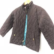 Lands End Little Girl Size M 5 6 Quilted Coat