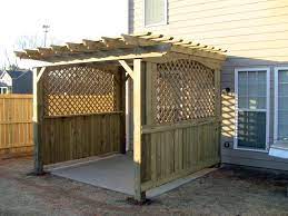 Don T Over Build A Pergola Beyond Its Function This Pergola Is Too Big Merely To Serve As A Roof Over The Single Back Pergola Building A Pergola Pergola Plans