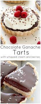 Chocolate Ganache Tarts Chocolate Ganache Tart Tart Recipes Desserts Menu