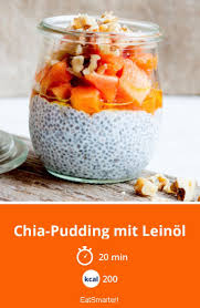 Chia Pudding Mit Leinol Rezept Chia Pudding Schonkost Rezepte Gesunde Snacks