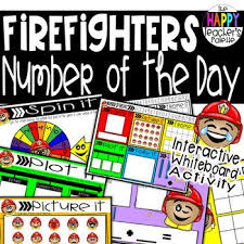 Number Of The Day Firefighter Interactive Promethean Board