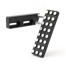 ami styling ami dead pedal circles black jeep jk dead pedal circles black