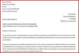 · poeme nounou fin de contrat. Lettre De Resiliation A Sfr Mobile Pour Rompre Son Contrat