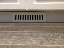 After i painted the kitchen cabinets teal last year, i didn't put the glass back into the four middle cabinet doors. Kitchen Toe Kick Vent Doityourself Com Community Forums