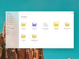A completely redesigned desktop user. Win11 Concept Concept Web Graphic Design Interactive Design