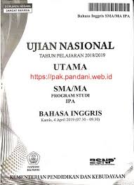 Maybe you would like to learn more about one of these? Soal Un Bahasa Inggris Sma Ipa Tahun 2019 Blog Pak Pandani