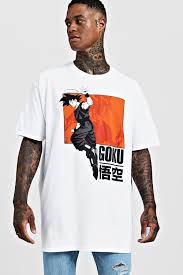 Saiyan saga, frieza saga, cell saga, and majin buu saga, while collecting items such as money, capsules, dragon balls or unlocking other characters for use in the other game modes. Men S Goku Dragonball Z Oversized License T Shirt Boohoo Uk