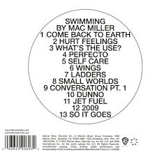 mac miller: i been having trouble sleeping battling these demons wondering what's the thing that keeps me breathing is it money, fame or neither i been thinking about the places that i. Mac Miller Swimming Lyrics And Tracklist Genius