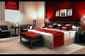 Bedding And Side Tables Red Bedroom Decor Bedroom Red Remodel Bedroom