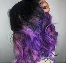 Think of purple shampoo as a product not just for blondes but for blonde, silver, or highlighted hair. 22 Ways To Style Purple Ombre Hair In 2019