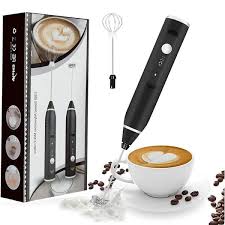 Electric Coffee Mixer Rechargeable Milk Shaker Maker Frother Foamer USB  Charging Egg Beater Coffee Beater Handheld 3-Speed Adjustable Blender | ...