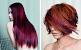 Hair Violet Red