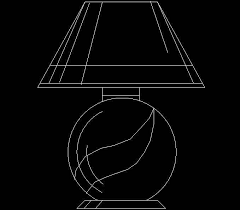 Interior design cad blocks collection. Table Lamp Autocad Block Autocad Dwg Plan N Design