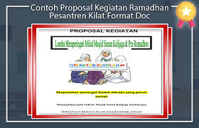 Salah satu dari rangkaian kegiatan ppg 2021. Contoh Proposal Kegiatan Ramadhan Pesantren Kilat Format Doc Operator Sekolah
