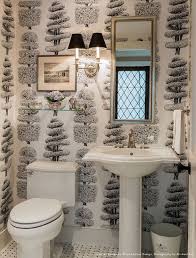 Black And White Wallpaper For Small Bathroom Black And White March Color Of The Month Linda Merrill Small Bathroom Remodel Bathroom Remodel Small Diy Bathrooms Remodel