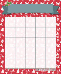 Customizable Blank Bingo Card Template Free Myfreebingocards Com Free Printable And Virtual Bingo Card Templates Bingo Card Template Printable Christmas Bingo Cards Christmas Bingo Cards