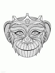 Here you'll find coloring pages of different breed dogs. Monkey Face Coloring Page For Adults Coloring Pages Printable Com