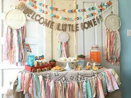 Welcome Little One Banner For Baby Shower Boho Modern Baby Shower Sign Custom Colors And Words A Boho Baby Shower Baby Shower Decorations Baby Shower Signs