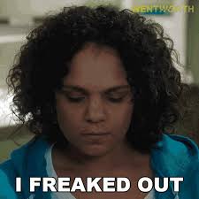 I Freaked Out Ruby Mitchell GIF