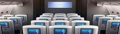 Front row in premium economy on 787. World Traveller Plus Premium Economy British Airways