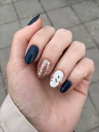 Black And Gold Acrylic Nails Short 70 Stunning Designs For Almond Nails You Won T Resist Almond Acrylic Nails Glitter Accent Nails Almond Nails Designs