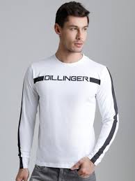 Black And White Full Sleeve T Shirt 