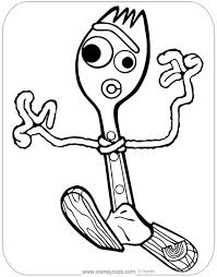 Printable coloring toy story 4 forky coloring pages. Forky Toy Story 4 Printable Shefalitayal