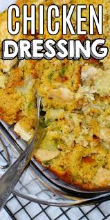 Delicious Chicken And Dressing Recipe Kitchen Recipes Food Recipes Slow Cooker Recipes