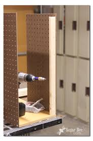 Theseâ peg board kits can be used for tool storage, as craft organizers, and anywhere it's necessary to keep smallâ itemsâ easy i purchased this pegboard organizer specifically to hold sewing tools. Diy Rotating Display Rack How To Make A Pegboard Spinning Jewelry Rack