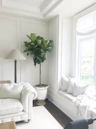 Fiddle Leaf Fig Tree Living Room Decor Interior Design White Spaces White Living Room Decor Traditional Design Living Room Living Room Decor