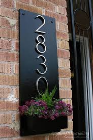 20 Awe Inspiring Diy House Number Ideas Displaying Your Address With Unbeatable Creativity House Numbers Diy Easy Curb Appeal Ideas Easy Home Decor