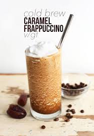 Cold Brew Caramel Frappuccino Minimalist Baker Recipes Recipe Caramel Frappuccino Cold Brew Frappuccino