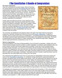 Compromises Of The Constitutional Convention By Students Of History