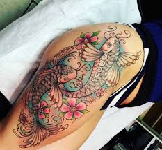 Koi Fish Tattoo Best 24 Koi Fish Tattoos Design For Men And Women Hip Tattoos Women Thigh Tattoos Women Tattoos For Guys