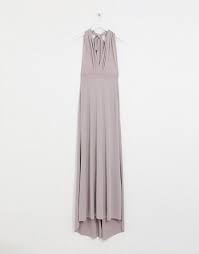 Tfnc Bridesmaid Exclusive Multiway Maxi Dress In Grey Asos Demoiselle D Honneur Grise Demoiselle D Honneur Idees Vestimentaires