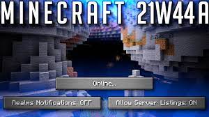 Established on pmc • posted last month. Minecraft 1 18 Snapshot 21w44a New Server Listing Feature 9minecraft Net
